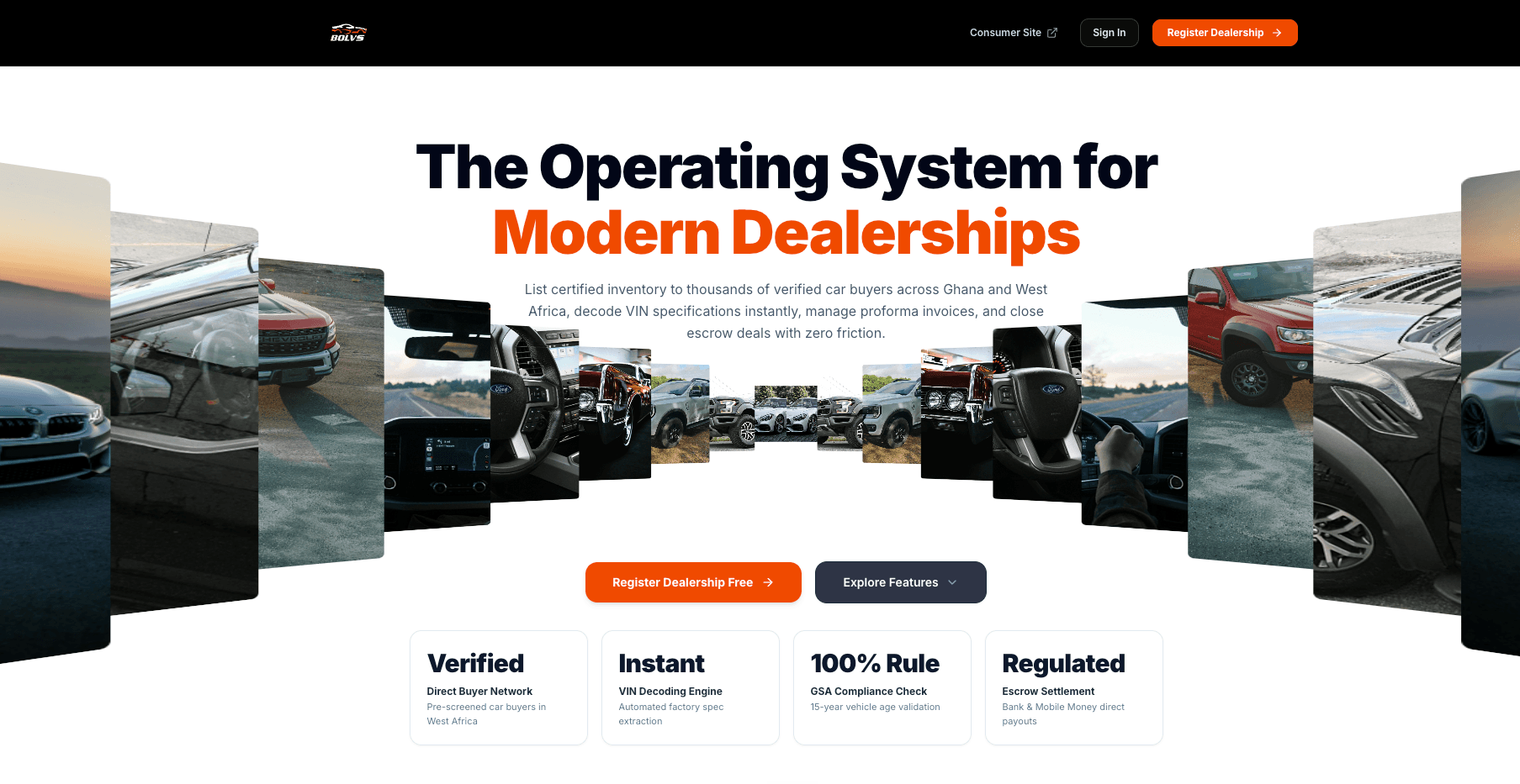 Bolvs Dealer Dashboard